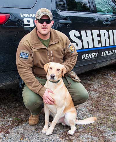Officer Mike Stockstill and Officer Orion