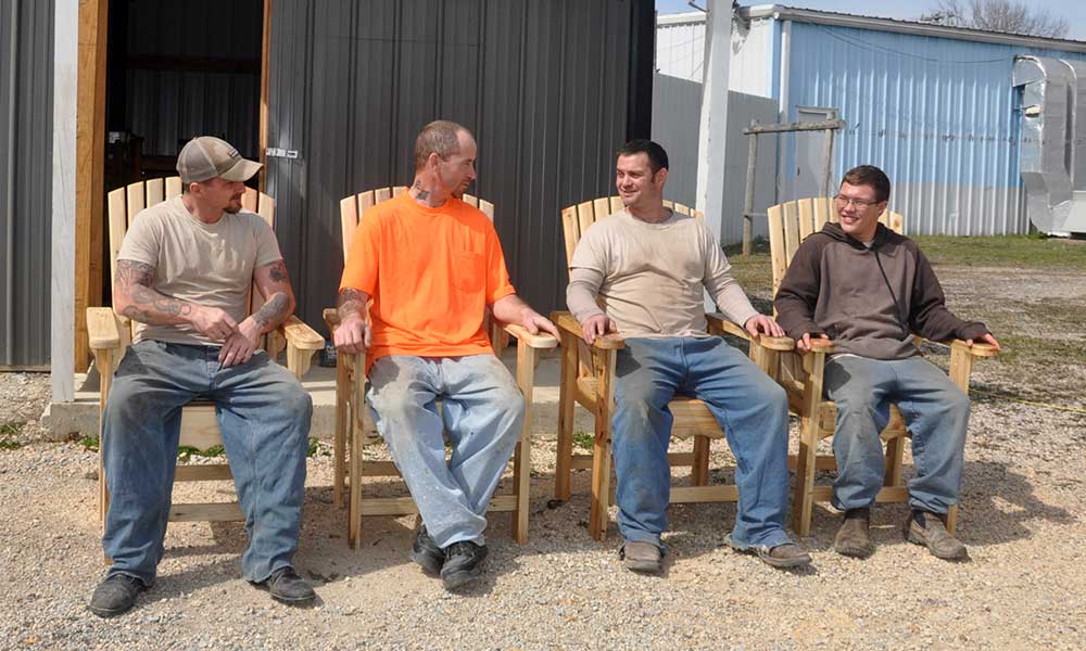 Adirondack chairs